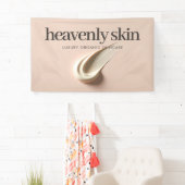 シック美しいスキン気にスパブティックピンク 横断幕 (インサイチュ)