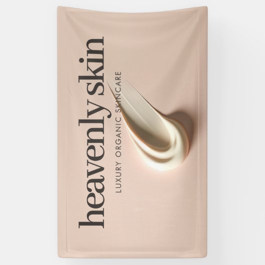 シック美しいスキン気にスパブティックピンク 横断幕 (縦)