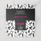 シック美容師アポイントメントカード 予約カード (外部開封)