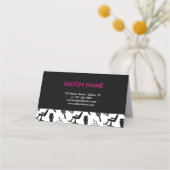 シック美容師アポイントメントカード 予約カード (裏面)