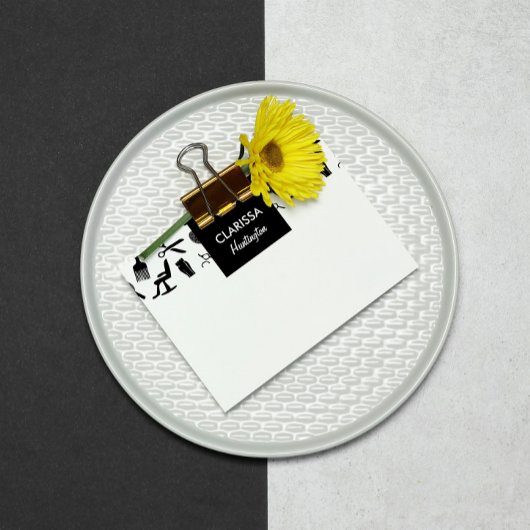 シック美容師パターン名前をカスタムする ポストイット