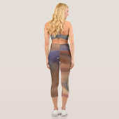 シック自然層 |天然銅石瑪瑙 カプリレギンス (裏面)