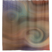 シック自然層 |天然銅石瑪瑙 シャワーカーテン (正面)