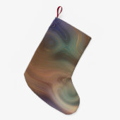 シック自然層 |天然銅石瑪瑙 スモールクリスマスストッキング (正面 (吊り時))