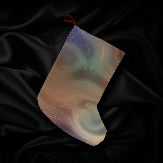 シック自然層 |天然銅石瑪瑙 スモールクリスマスストッキング