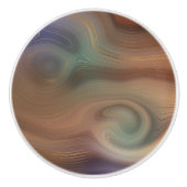 シック自然層 |天然銅石瑪瑙 セラミックノブ (正面)