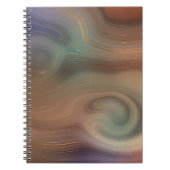 シック自然層 |天然銅石瑪瑙 ノートブック (正面)