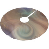 シック自然層 |天然銅石瑪瑙 ブラッシュドポリエステルツリースカート (アングル)