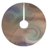 シック自然層 |天然銅石瑪瑙 ブラッシュドポリエステルツリースカート (正面)