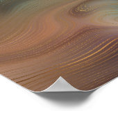 シック自然層 |天然銅石瑪瑙 ポスター (角)