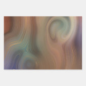 シック自然層 |天然銅石瑪瑙 ラッピングペーパーシート (正面)