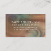 シック自然層 |天然銅石瑪瑙 名刺 (裏面)