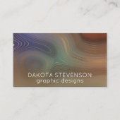 シック自然層 |天然銅石瑪瑙 名刺 (正面)