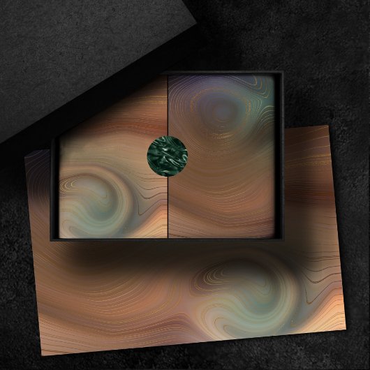 シック自然層 |天然銅石瑪瑙 薄葉紙