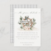 シック航海のいかりホイールフローラ結婚ズ詳細 エンクロージャーカード (正面/裏面)