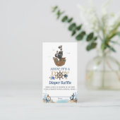 シック航海のな海賊アホイ男の子おむつラッフル エンクロージャーカード (スタンド正面)