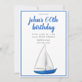 シック航海のブルーシップカクテルパーティー 招待状 (正面)