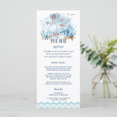 シック航海のホエールブルーシェブロンボーイベビーシャワー プログラム (スタンド正面)