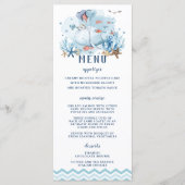 シック航海のホエールブルーシェブロンボーイベビーシャワー プログラム (正面)