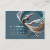 シック航空飛んでいるヨガインストラクタークラスパス ロイヤリティカード (正面)