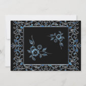 シック華美シルバースウィート16招待状 招待状 (裏面)