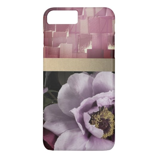 シック薄紫バラアートフォンケース Case-Mate iPhoneケース (裏面)