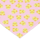 シック誕生日パーティーピンク テーブルクロス (アングル)