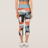 シック調和レギンススタイリッシュ：および心地よい カプリレギンス (裏面)