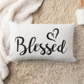 シック賛美スクリプトレタリング ランバークッション (ブランケット)