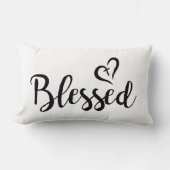 シック賛美スクリプトレタリング ランバークッション (正面)