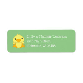 シック赤ちゃんシャワーグリーン ラベル