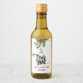 シック赤と白サ親愛ンタミスタントウの水彩色 ワインラベル (正面)