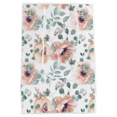 シック赤面フローラ ミディアムペーパーバッグ (裏面)