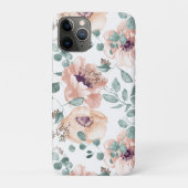 シック赤面水彩花iPhone iPadケース Case-Mate iPhoneケース (裏)