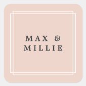 シック赤面 |ブティック スクエアシール (正面)