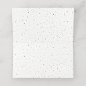 シック金ゴールドアクエリアス〔占星術の〕十二宮図誕生日 プレイスカード (内部開封)