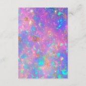 シック金ゴールドオはっきりしたパモダンル結婚ズ詳細 エンクロージャーカード (裏面)