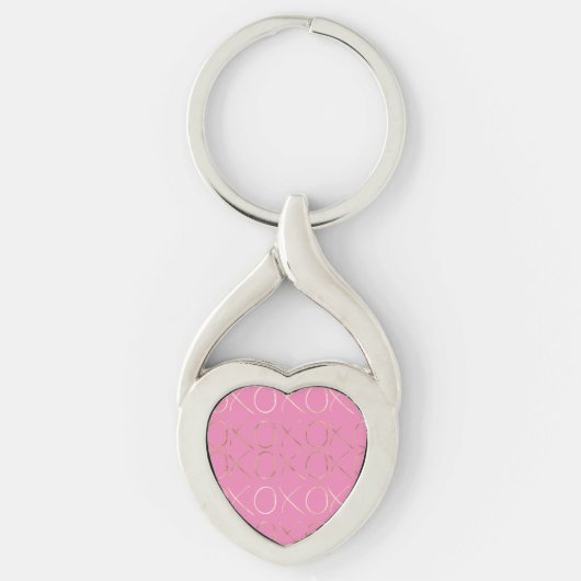 シック金ゴールドガーリーピンクグラムキソ キーホルダー (正面)