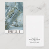 シック金ゴールドグリッターマーブルナックレースディスプレイカード 名刺 (正面/裏面)