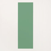 シック金ゴールドグリーンホワイト抽象芸術 ヨガマット (裏面)