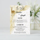 シック金ゴールドディアー&紙吹雪結婚ズ詳細 エンクロージャーカード (スタンド正面)