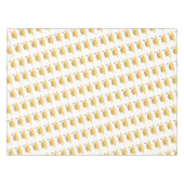 シック金ゴールドトレンディー卒業パーティーグラードキャップ テーブルクロス (正面(横))