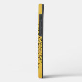 シック金ゴールドドラゴンモノグラムケースメイトiPhoneケース Case-Mate iPhoneケース (裏面 / 左)