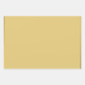 シック金ゴールドバイオレットピンクフローラ ラッピングペーパーシート (正面3)