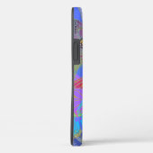 シック金ゴールドバタフライブルーイエロー Case-Mate iPhoneケース (裏面 / 右)
