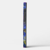 シック金ゴールドバタフライブルーイエロー Case-Mate iPhoneケース (裏面 / 左)