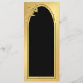 シック金ゴールドブラックデコスタイル結婚ズ メニュー (裏面)