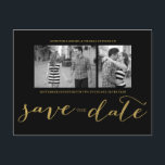 シック金ゴールドプリント |日付はがきを保存 案内ポストカード<br><div class="desc">これは金フェイク箔のように見えるグラフィックを印刷した金もし箔である。製品もしに関するご質問やご不明点がありましたら連絡私の店を通して下さい。</div>