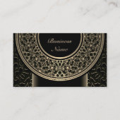 シック金ゴールドメダリオン名刺3 名刺 (正面)