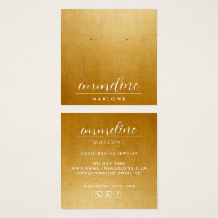 シック金ゴールドモダンミニマリストイヤリングジュエリー